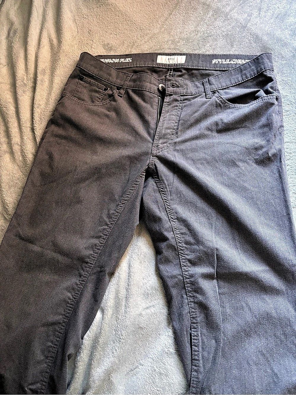 BRAX Chuck Fusion Flex Men's Gray Pants Waist 34/ 29 inseam